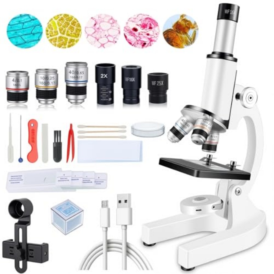 Compound Microscope for Adults – обзор и цена Microscope Compound 40X