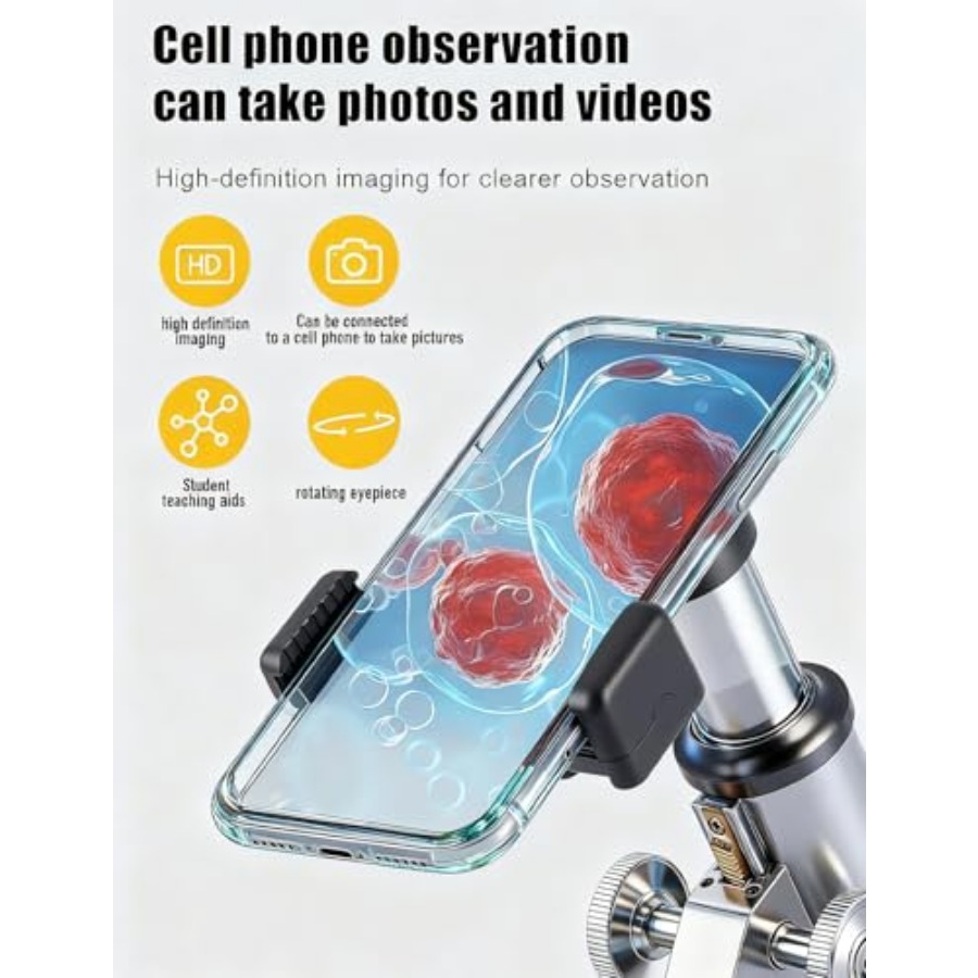 Compound Microscope for Adults – обзор и цена Microscope Compound 40X