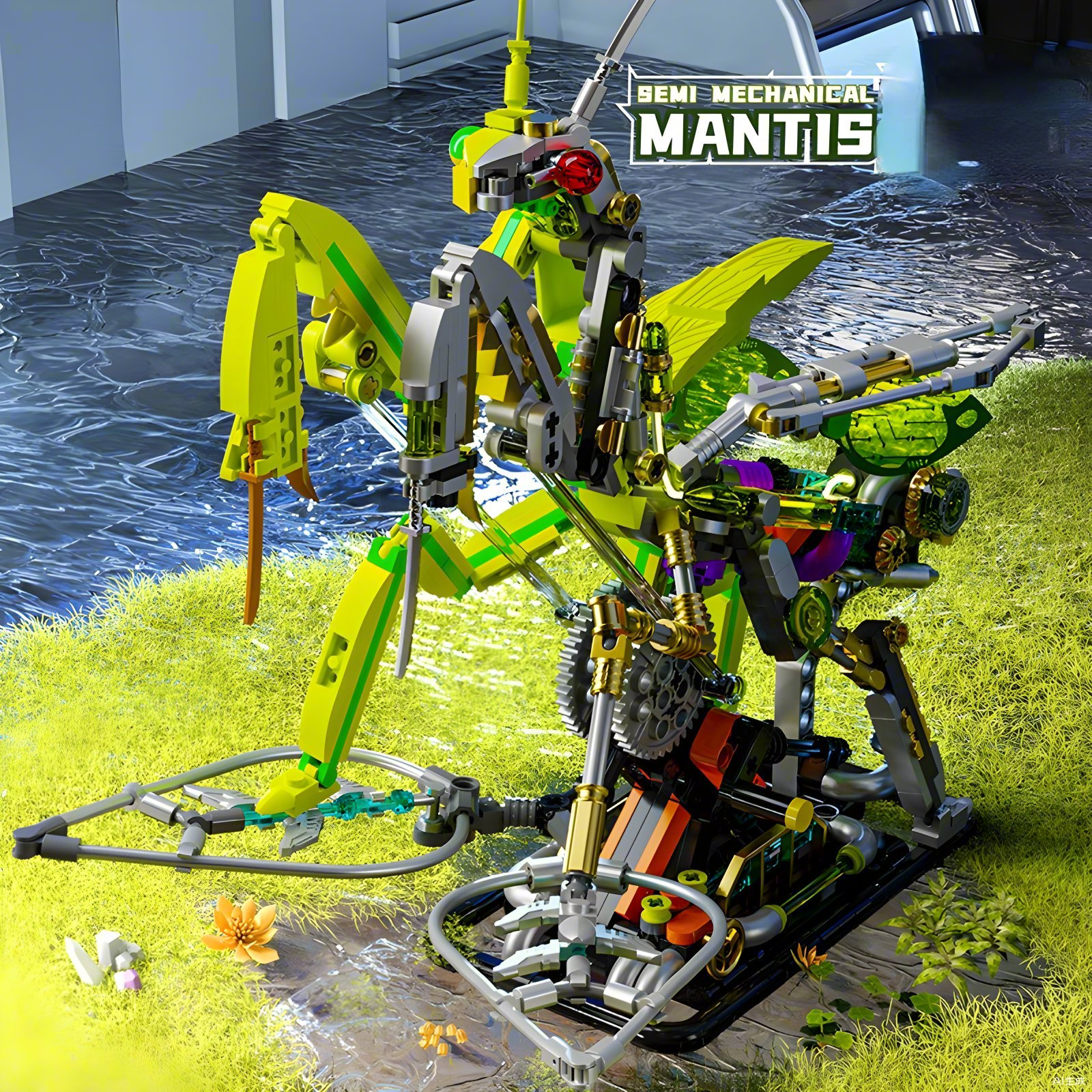 DIY Mantis building blocks sem – обзор и цена Science Toys Diy