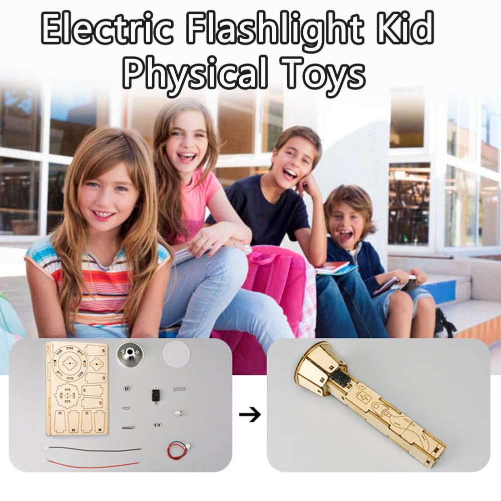 Wooden DIY Flashlight Puzzle K – обзор и цена Science Project Kit