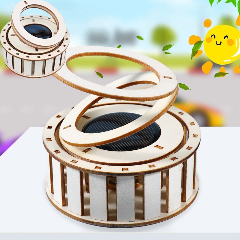 1 PCS DIY Solar Double Ring Ma – обзор и цена Science Toys Diy