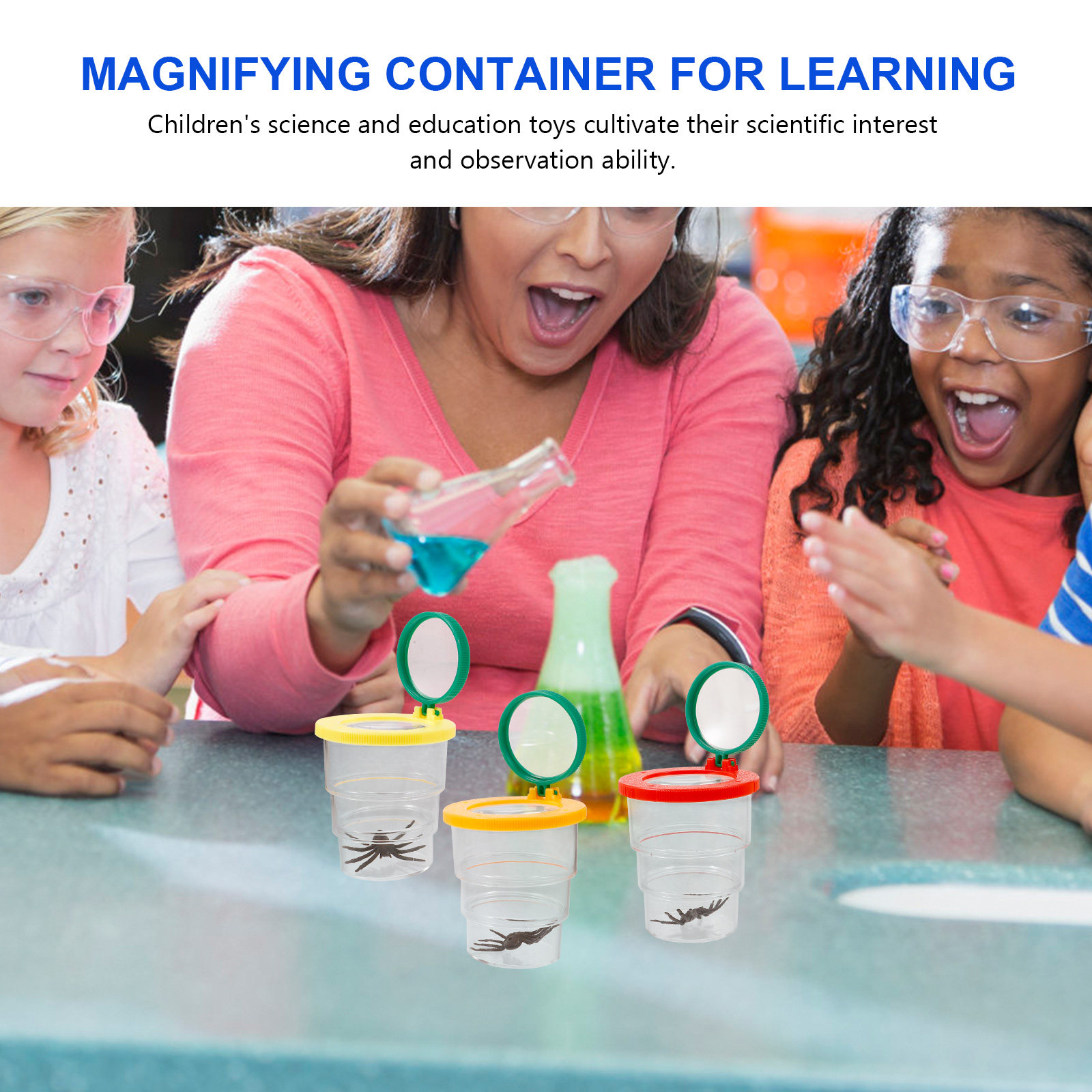 3Pcs Magnifying Insect Observa – обзор и цена Science Toys