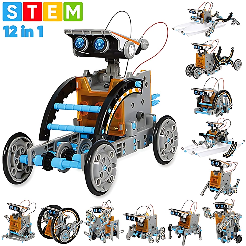 Solar Robot Building Blocks 12 – обзор и цена Science Toys Diy