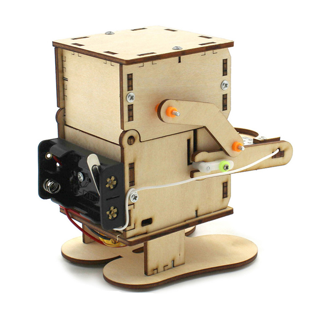 Wooden Assemble DIY Robot Eati – обзор и цена Science Project Kit