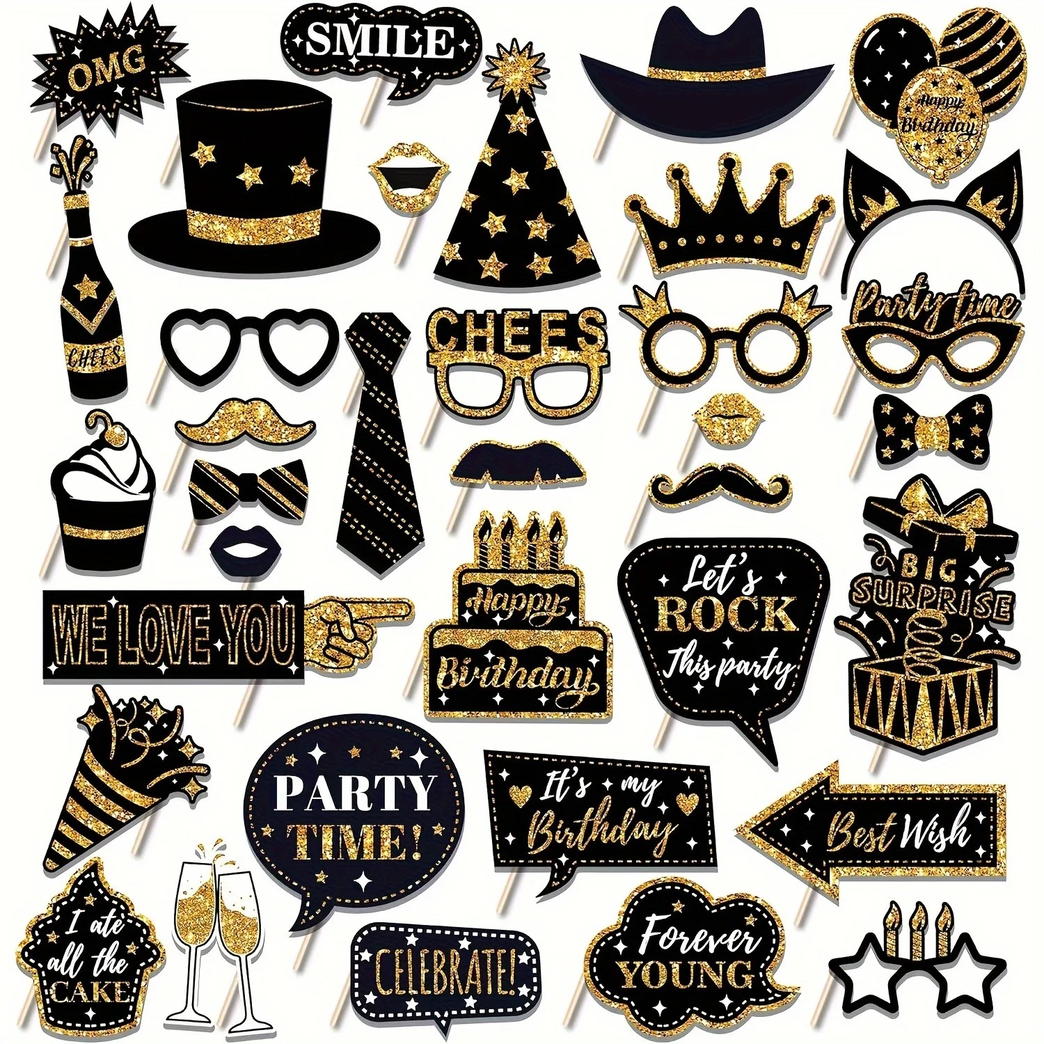36pcs of Birthday Photo Booth  – обзор и цена Science Of Happiness