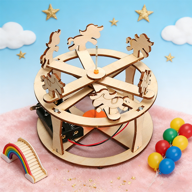 HUAHUABuild Your Own Carousel  – обзор и цена Science Toys Diy