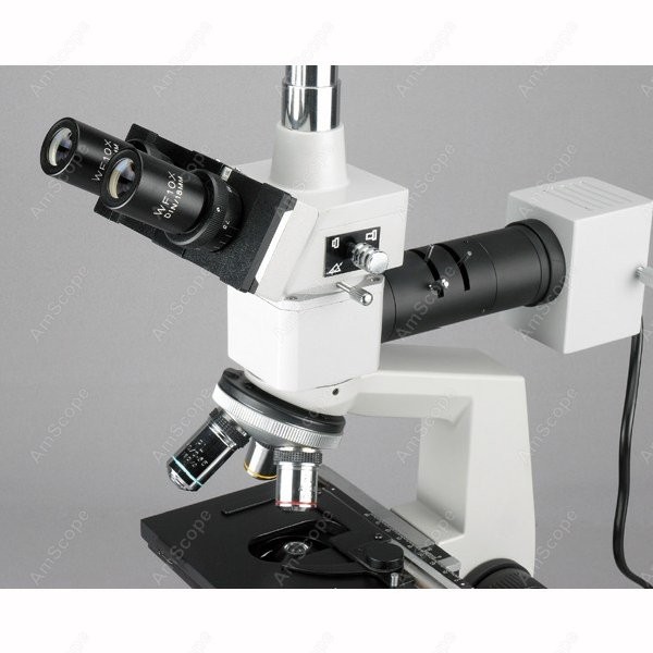 AmScope Metallurgical Trinocul – обзор и цена Microscope Compound 40X