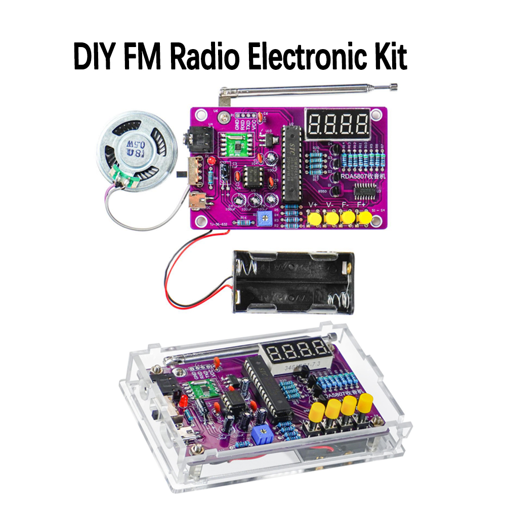 DIY FM Radio Electronic Kit 87 – обзор и цена Science Project Kit