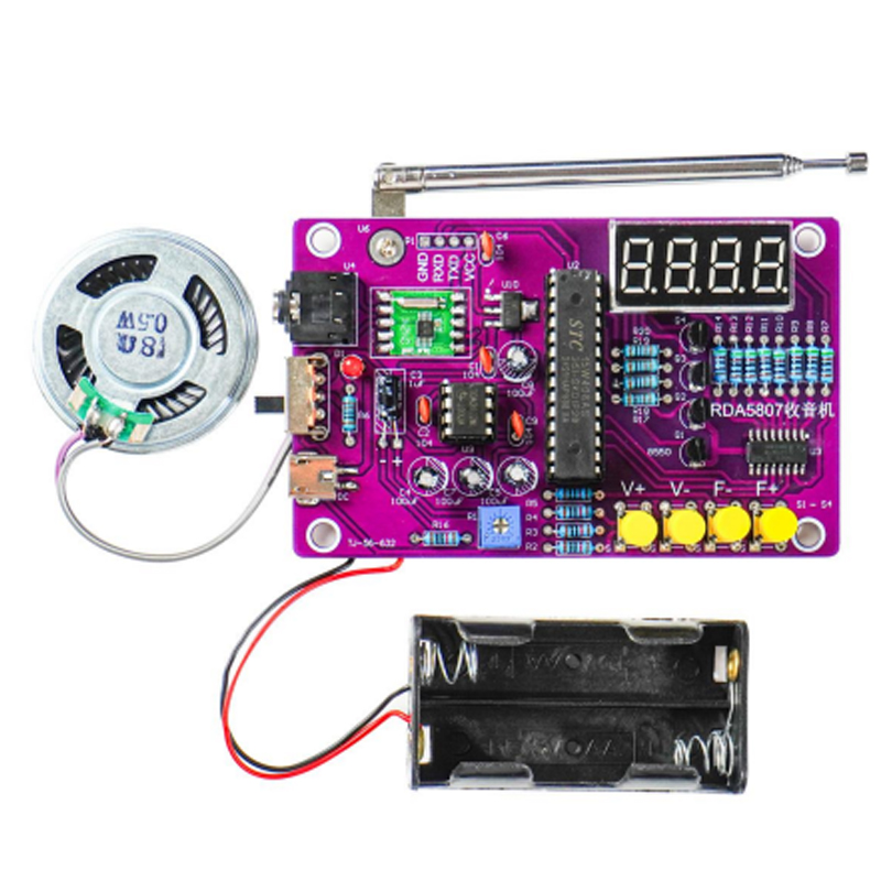 DIY FM Radio Electronic Kit 87 – обзор и цена Science Project Kit