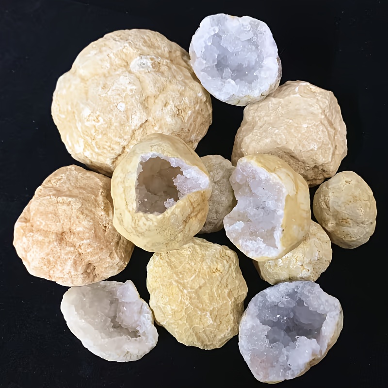 10pcs Natural Quartz Geode Egg – обзор и цена Geode Crystal Break