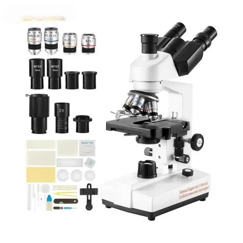 VEVOR Compound Trinocular Micr – обзор и цена Microscope Compound 40X