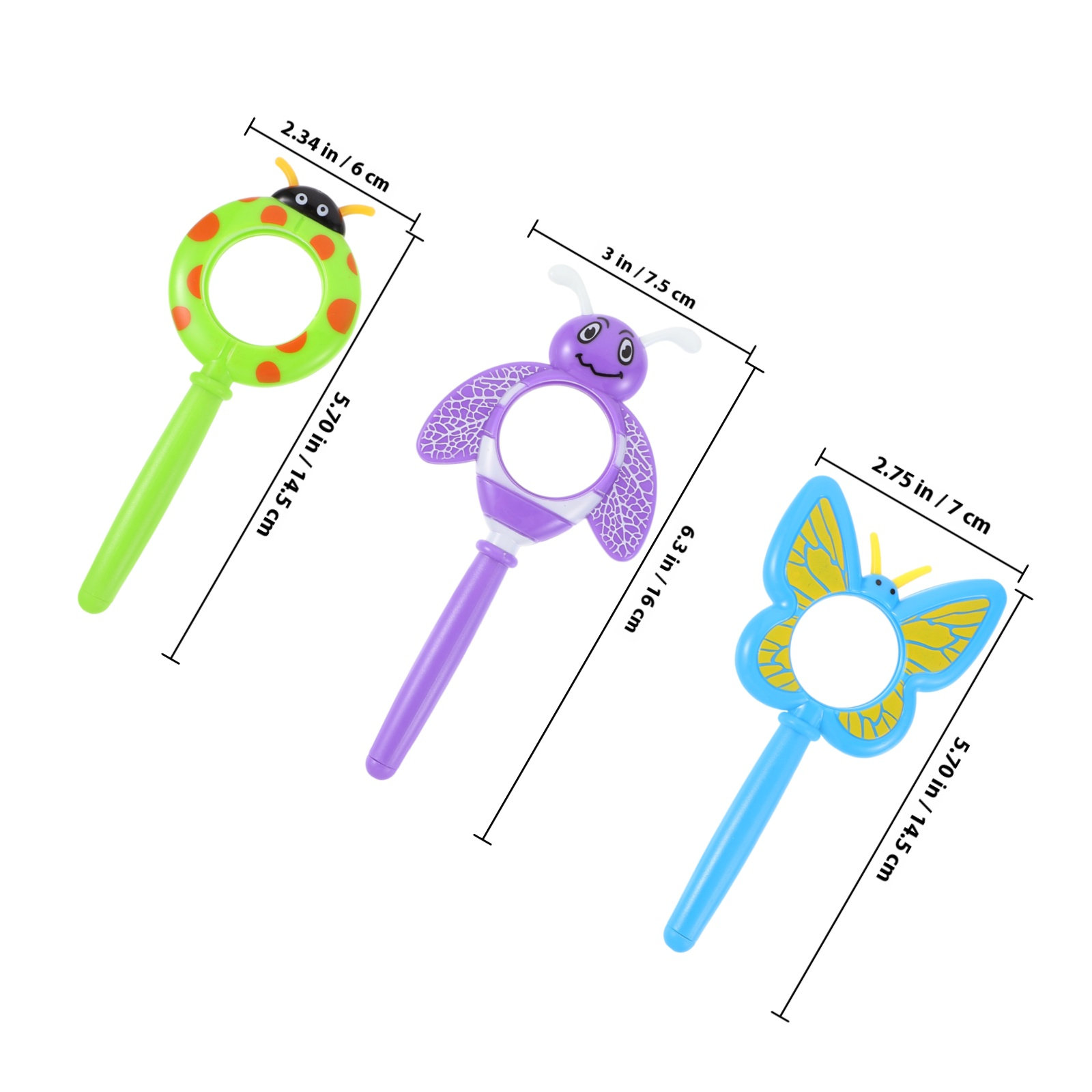 3Pcs Kids Handheld Magnifying  – обзор и цена Science Toys