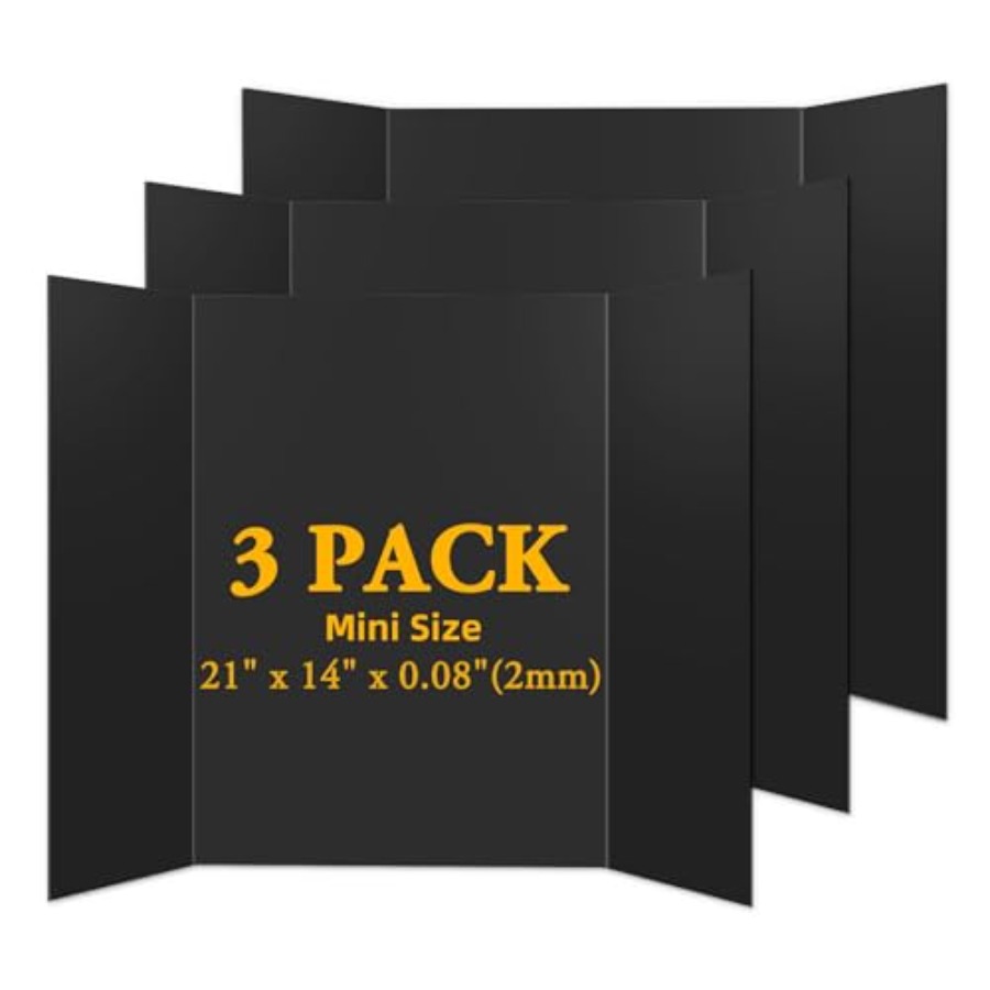3PCS Small Trifold Poster Boar – обзор и цена Science Project