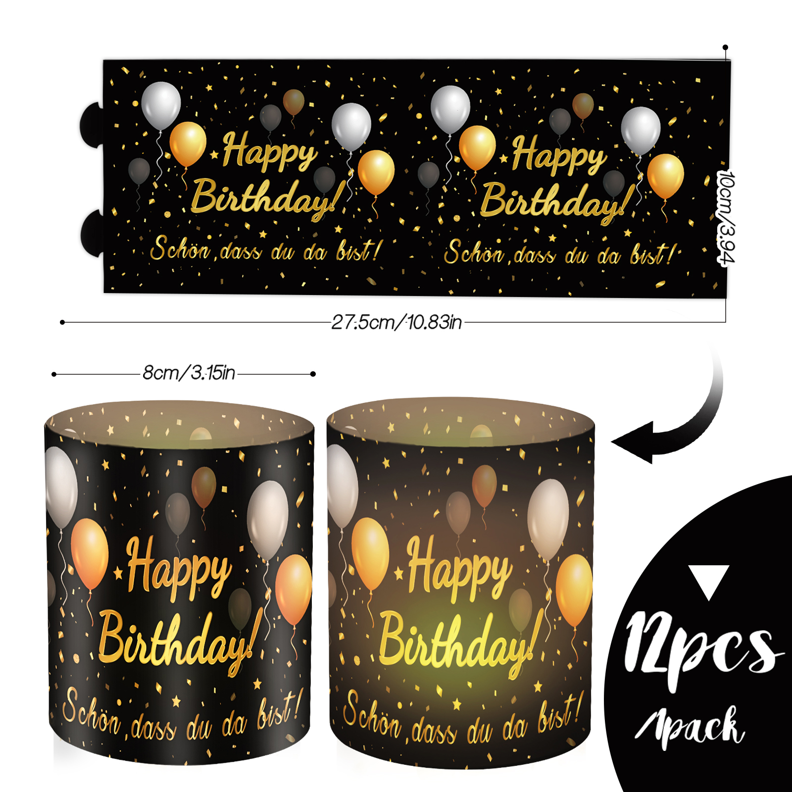 12pcs Happy Birthday Candle Ta – обзор и цена Science Of Happiness