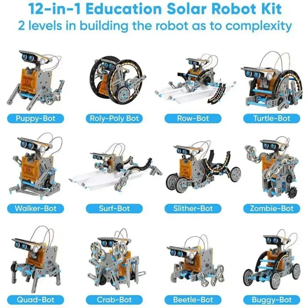 13 in 1 Solar Powered Robot Sc – обзор и цена Science Toys Diy